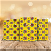 Indian Motif printed Gift Bag (Pack of 4)