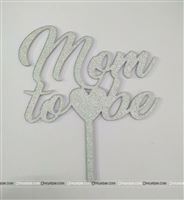 Mom To Be Topper (silver)