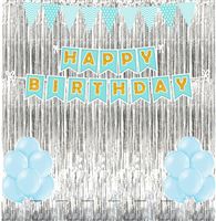 Foil Fringe Birthday Party Kit 