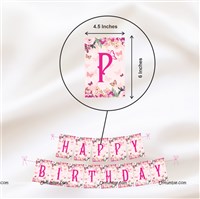 Pink Paperfan Butterfly swrils kit