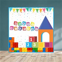 Alphabet Theme Backdrop 