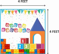 Alphabet Theme Backdrop 