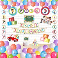 Alphabet Theme Paper Fans Kit 