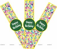 Alphabet Theme Wristbands 