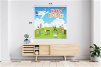 Around the World - Travel/Holiday Theme Backdrop