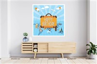 Around the World - Travel/Holiday Theme Backdrop