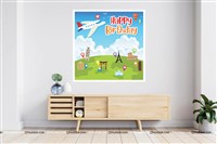 Around the World - Travel/Holiday Theme Backdrop