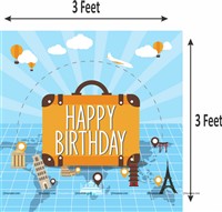 Around the World - Travel/Holiday Theme Backdrop Kit