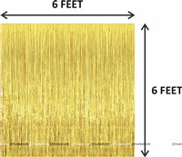 Haldi Foil Kit with Backdrop (Gold )