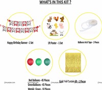 Farm barnyard Foil Curtain Kit (Pack of 109 pcs)