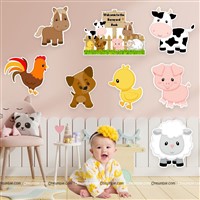 Farm animal poster pack (Pack of 8 )