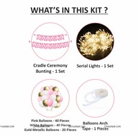 Girl Cradle Ceremony Arch Kit