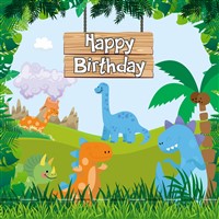 Dinosaur Theme Backdrop 