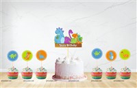 Dinosaur Theme Cake Topper 