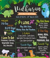 Dinosaur Theme Chalk Board 