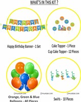 Dinosaur Theme Swirls and Toppers Kit