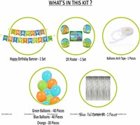 Dinosaur Foil Curtain Kit (Pack of 109 pcs)