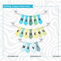 Happy Fathers Day Bunting