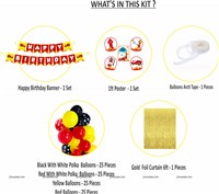 Fireman Foil Curtain Kit (Pack of 109 pcs)