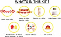 Fireman Theme Paper Fans Kit