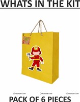 Fireman theme birthday | Firetruck party Gift Bags 