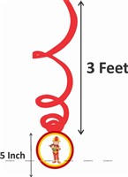 Fireman Swirls & Cup Cake Toppers Kit