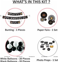 Friendship Day Black Decor Kit With Props
