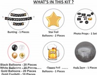 Friendship Day Gold Decoration Kit With Props