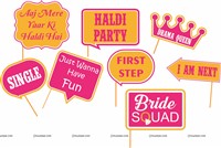 Haldi Party Photo Props