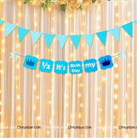 Half Birthday Blue Serial Lights Kit