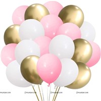 Pink Half Birthday Foil Kit (Pack of 54 pcs)