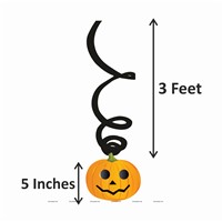 Halloween swirl danglers