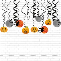 Halloween swirl danglers