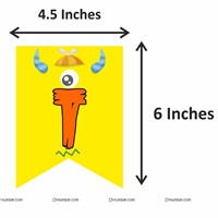Monster Banner & Dangler Kit (Pack of 24 pcs)