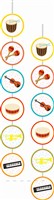 Music Banner & Dangler Kit (Pack of 24 pcs)
