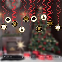 New Year Party Swirls