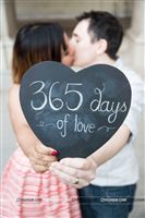 365 days of love Photo prop