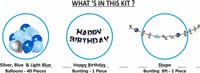 Space Birthday Letter Bunting Kit (Pack of 42 pcs)