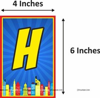 SuperHero Theme Paper Fans Kit 