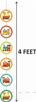 Train Banner & Dangler Kit (Pack of 24 pcs)