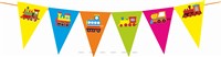 Train Theme Triangle Bunting (8 ft)