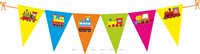 Train Theme Triangle Bunting (8 ft)