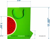 Watermelon Goodie Bags (Pack of 6 )
