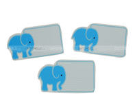 Elephant Theme Birthday Food labels