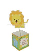 Baby Jungle Birthday theme Center pieces