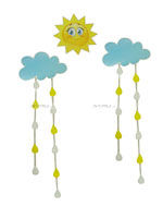 Cloud & Sun danglers (Pack of 1)