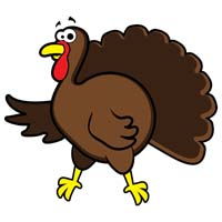 Turkey cutout