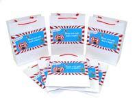 Circus Birthday theme Stickered gift bags