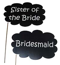 Bridesmaid photo prop