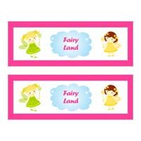 Fairy Princess Birthday theme Water bottle wrappers